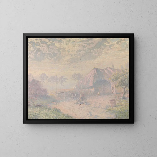 Tôt le matin - Adrien Joseph Heymans — cuadro enmarcado en la pared