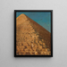 La Gran Pirámide de Giza - Adrien Dauzats — cuadro enmarcado en la pared