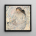 Adrienne - Gustave Van de Woestijne — cuadro enmarcado en la pared