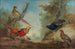 Faisanes - Aert Schouman — vista de la obra