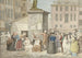 Lugar con monjes y monjas durante la revolución en Bélgica el 20 de octubre de 1787 - Aert Schouman — vista de la obra