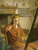 Retrato de un pintor, quizás el propio artista - Aert Schouman — vista de la obra