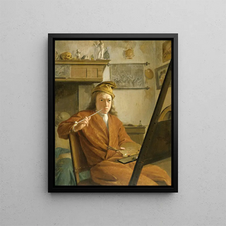 Aert Schouman - Portrait of a Painter perhaps the Artist Himself.webp