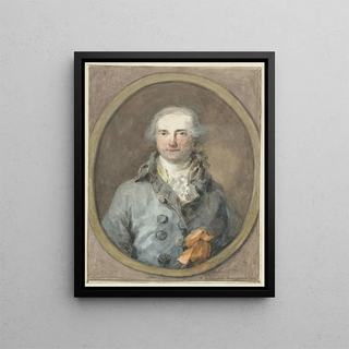 Aert Schouman - Portret van een heer in een ovaal kader.webp