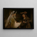 Ahimélec entregando la espada de Goliat a David - Aert de Gelder — cuadro enmarcado en la pared