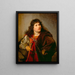 Portrait Painting of a Man - Aert de Gelder — framed artwork on a wall