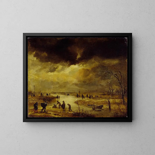 Aert van der Neer - A Winter Scene.webp