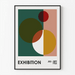 Póster Bauhaus - Círculos Cruzados