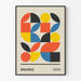 Poster Bauhaus - Multicolored Geometric Pattern