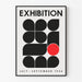 Póster Bauhaus Negro y Rojo - Diseño 1923