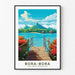 Póster Bora-Bora Polinesia Francesa Vintage
