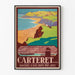 Vintage Carteret Poster – Manche Beach and Crossing to Jersey