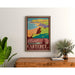 Vintage Carteret Poster – Manche Beach and Crossing to Jersey