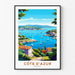 Póster Côte d'Azur Vintage