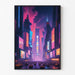Póster Cyberpunk de Nueva York