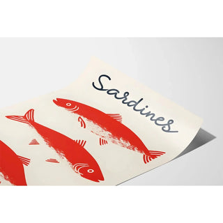 Affiche Décoration cuisine - Sardines