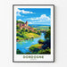 Póster Dordogne Vintage