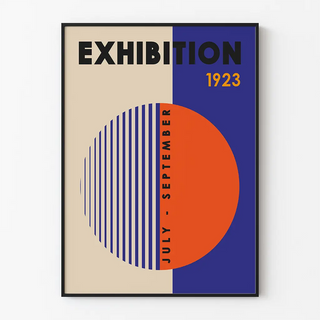 Affiche Exhibition - Bauhaus Bicolore