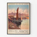 Vintage Granville Poster – English Channel Sea Baths