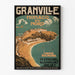 Póster Granville vintage – La Mónaco del Norte y centro balneario