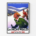 Vintage Hohwald Ski Station Poster Alsace