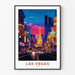 Póster Las Vegas USA Vintage
