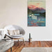 Póster El Lago de Annecy, París-Lyon-Mediterráneo por Frédéric Hugo d'Alési Vintage — presentado en un interior