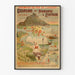 Vintage Mont-Saint-Michel Poster – Excursions in Normandy and Brittany