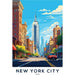 Vintage New York City USA Poster