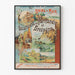 Póster Normandía Bretaña vintage – Excursiones y baños de mar