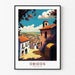 Vintage Obidos Portugal Poster