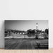 Póster París - El Puente de las Artes en blanco y negro