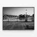 Póster París - El Puente de las Artes en blanco y negro