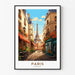 Póster París Vintage - La torre Eiffel