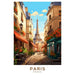 Póster París Vintage - La torre Eiffel