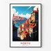 Póster Porto Portugal Vintage