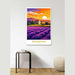 Póster Provence Vintage al atardecer