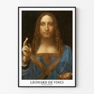 Affiche Salvator Mundi - Léonard de Vinci