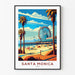 Vintage Santa Monica Poster