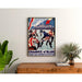 Vintage Winter Sports Poster in Chamonix