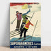 Póster Superbagnères Luchon Vintage