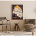 Poster Train du Mont-Blanc - Glacier de Bionnassay Vintage — artwork view