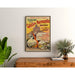 Vintage Normandy Brittany Trains Poster