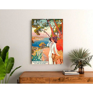 Affiche Vintage - Antibes, côte d'Azur - David Dellepiane