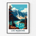 Póster vintage - Lac Moraine Canadá
