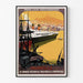 Póster de Marseille Vintage — cuadro enmarcado en la pared