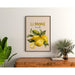 Kitchen decor poster - Limone Amalfi