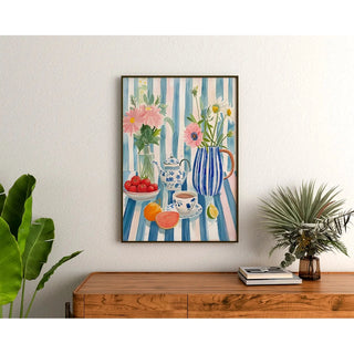 Affiche décoration cuisine - Matinée Fleurie