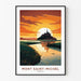 Póster del Mont Saint-Michel Vintage