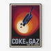 Póster vintage - Carbón Coke de Gas de R. de Valerio